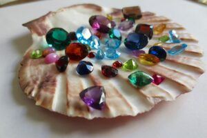 coloured gems
